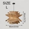 Vietnam Flower Rattan Chandelier, Creative Design Art Luminaire