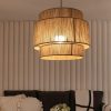 Vintage Rope Pendant Lights, Restaurant Dining Room Kitchen Chandelier