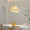 Vintage Wabi Sabi Fabric Chandelier for Restaurant Bar Dining Room