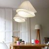 Vintage Wabi Sabi Fabric Chandelier for Restaurant Bar Dining Room