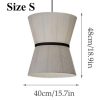Vintage Wabi Sabi Fabric Chandelier for Restaurant Bar Dining Room