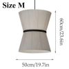 Vintage Wabi Sabi Fabric Chandelier for Restaurant Bar Dining Room
