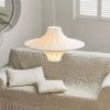 Wabi Sabi Minimalist Silk Pendant Lights Kitchen Dining Room