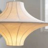 Wabi Sabi Minimalist Silk Pendant Lights Kitchen Dining Room
