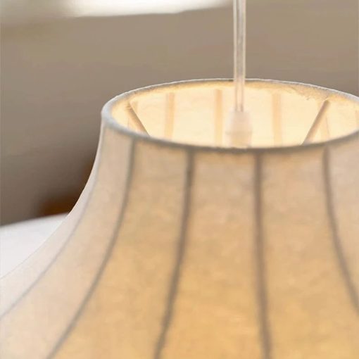 Wabi Sabi Minimalist Silk Pendant Lights Kitchen Dining Room