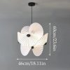 Wabi Sabi Pendant Light White Twist Umbrella Chandeliers Living Room Bedroom