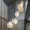 Wabi Sabi Silk Chandelier, Pendant Light Kitchen Dining Room