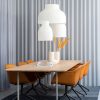 Wabi Sabi Silk Fabric Light, Dining Room Light Kitchen Lamp