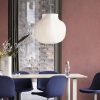 Wabi Sabi Silk Fabric Light, Dining Room Light Kitchen Lamp