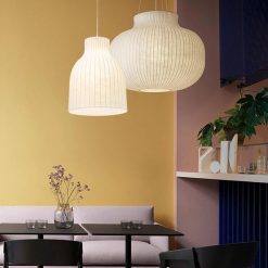 Wabi Sabi Silk Fabric Light, Dining Room Light Kitchen Lamp