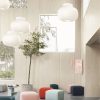 Wabi Sabi Silk Fabric Light, Dining Room Light Kitchen Lamp