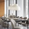 Wabi Sabi Silk Fabric Light, Dining Room Light Kitchen Lamp