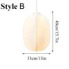 Wabi Sabi Silk Pendant Light Restaurant Bar Home Deco