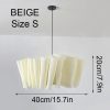 Wabi-sabi Style Fabric Pendant Lamp, Cloth Light Kitchen Dining Room