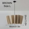 Wabi-sabi Style Fabric Pendant Lamp, Cloth Light Kitchen Dining Room