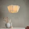 Wabi-sabi Style Fabric Pendant Lamp, Cloth Light Kitchen Dining Room