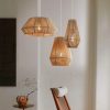 Wicker Hemp Rope Pendant Light, Vintage Lamp Shade