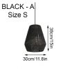Wicker Hemp Rope Pendant Light, Vintage Lamp Shade