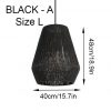 Wicker Hemp Rope Pendant Light, Vintage Lamp Shade