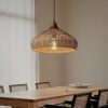 Wicker Rattan Pendant Light, Vintage Rattan Lampshade Kitchen Dinning Room Light