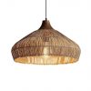Wicker Rattan Pendant Light, Vintage Rattan Lampshade Kitchen Dinning Room Light