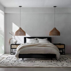 Wicker Road Light Fixture Bedroom Bedside