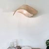 Woven Rattan Pendant Light Shade, Bamboo Lampshade Home Decor