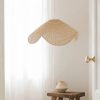Woven Rattan Pendant Light Shade, Bamboo Lampshade Home Decor