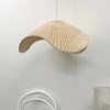 Woven Rattan Pendant Light Shade, Bamboo Lampshade Home Decor