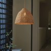 Wicker Lamshade Rope Pendant Light Kitchen Hanging Lamp