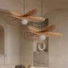 Rattan Pendant Light, Wicker Lighting, Woven Rattan Lamp shade