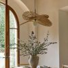Rattan Pendant Light, Wicker Lighting, Woven Rattan Lamp shade