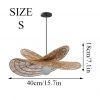 Rattan Pendant Light, Wicker Lighting, Woven Rattan Lamp shade