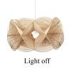 woven rattan lampshade wicker light hanging