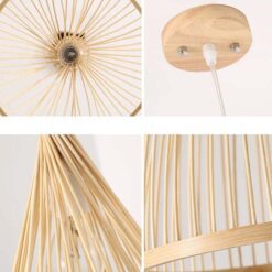 Bamboo Pendant Light Rattan Lamp for Living Room Home Deco Dining Room Hanging Lamps Kitchen (1)
