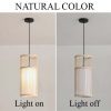 Bamboo Pendant Lights Handmade Suspension Luminaire Dining Room Lights
