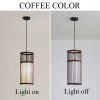 Bamboo Pendant Lights Handmade Suspension Luminaire Dining Room Lights