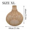 Natural Rattan Pendant Light Retro Crafts Restaurants Cafes Tea Houses Lighting