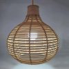 Natural Rattan Pendant Light Retro Crafts Restaurants Cafes Tea Houses Lighting