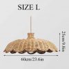 hand woven rattan light fixture bamboo pendant light hanging