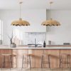 kitchen island lampshade rattan pendant light fixture hanging lamp