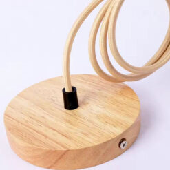 Wood Lampbase Cord