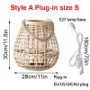 Creative Rattan Floor Lamp Candlestick Standing Lights
