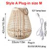 Creative Rattan Floor Lamp Candlestick Standing Lights