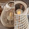 Creative Rattan Floor Lamp Candlestick Standing Lights