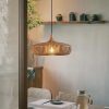 Vintage Wood Pendant Light, Kitchen Lampshade Wooden Chandelier