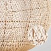 Watter Drop Shape Rattan Lampshade, Rattan Light Fixture Wicker Lighting Pendant Lamp