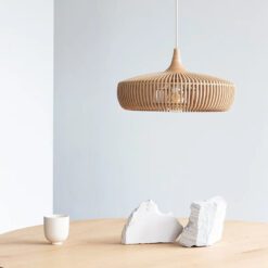 Wood Pendant Light Wooden Lighting Kitchen Lampshade Hanging