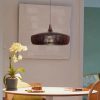 Wood Pendant Light Wooden Lighting Kitchen Lampshade Hanging
