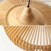 Wood Pendant Light Wooden Lighting Kitchen Lampshade Hanging